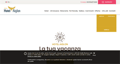 Desktop Screenshot of hotelaiglonrimini.it